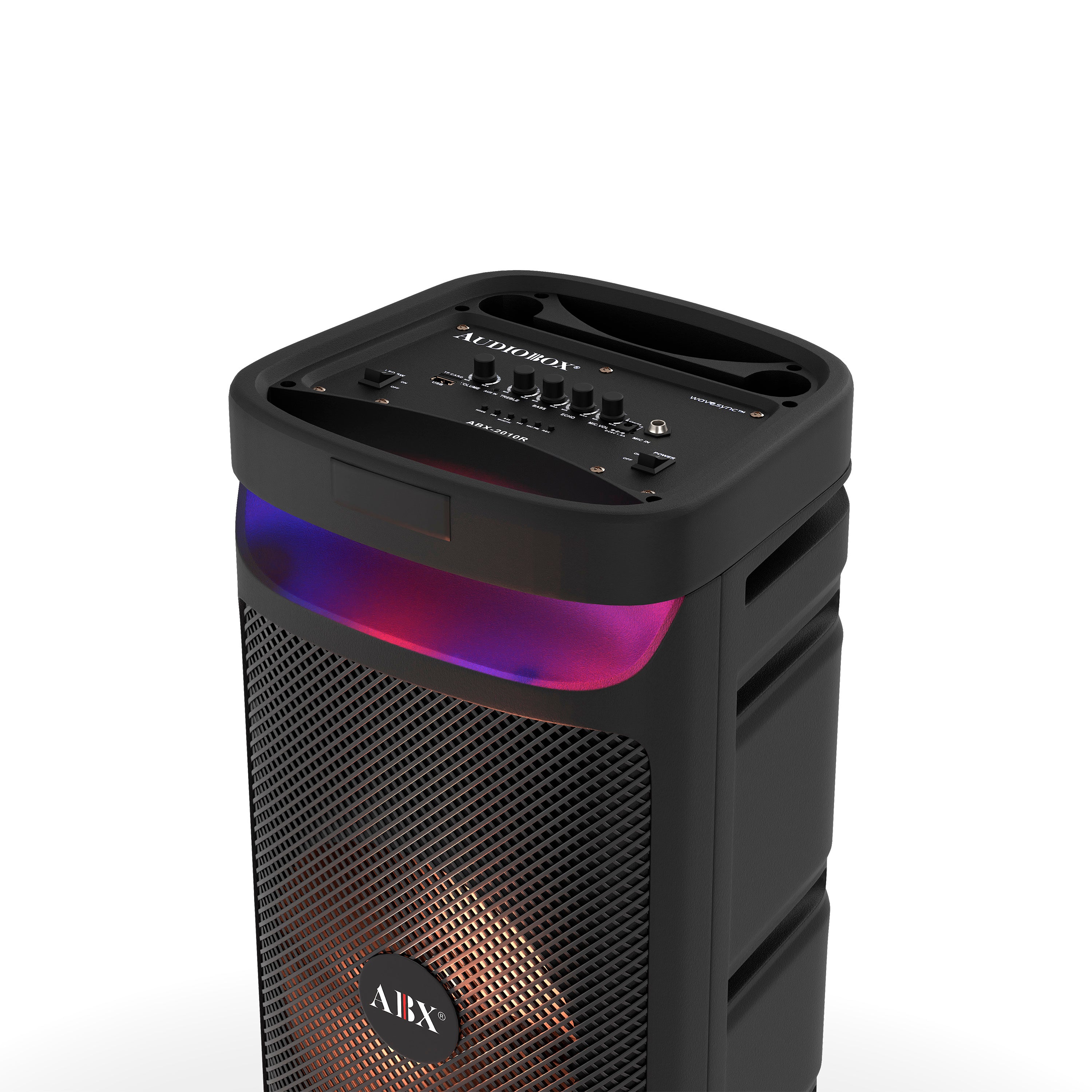 Party Speaker Dual 10” PA Speaker with Light Show