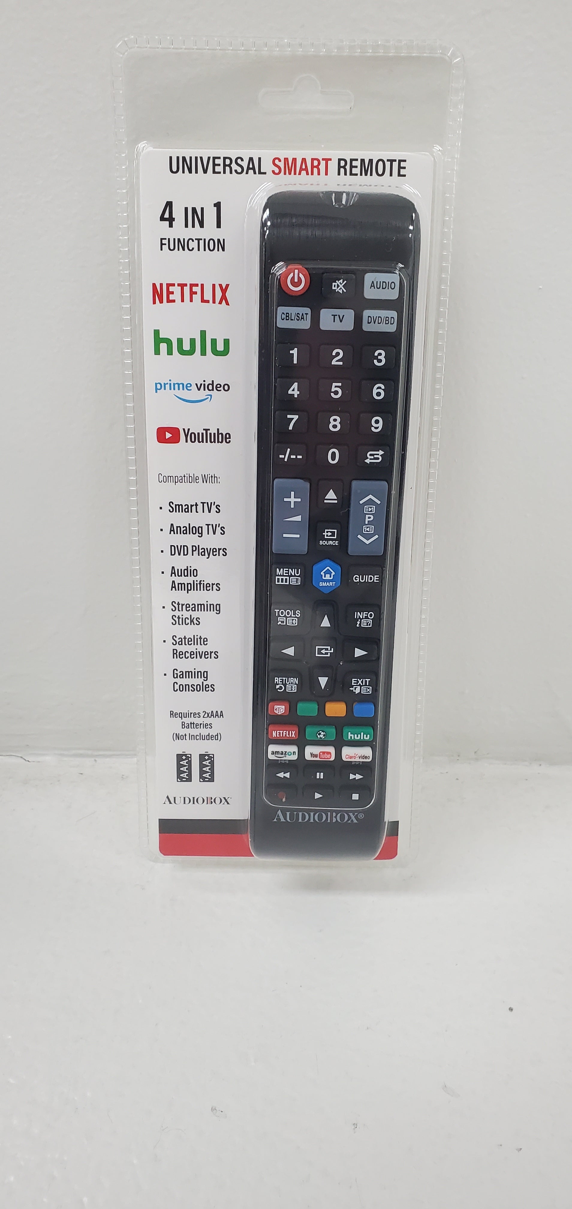 REM-10S 4-in-1 Universal Smart Remote Control