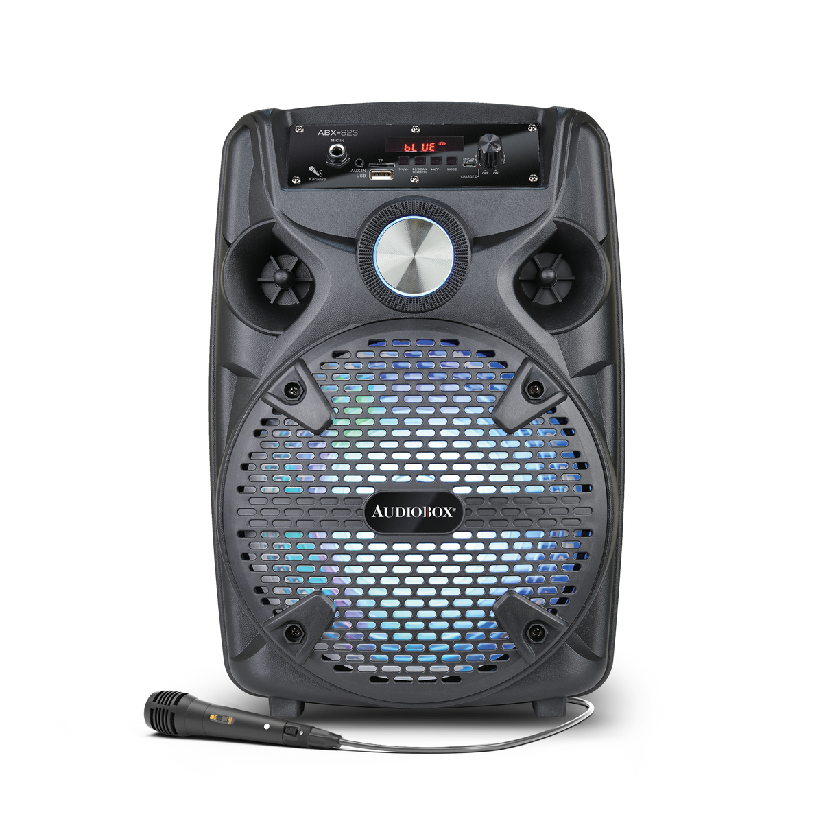 ABX-82S 8” Portable PA Speaker with Stand and Microphone