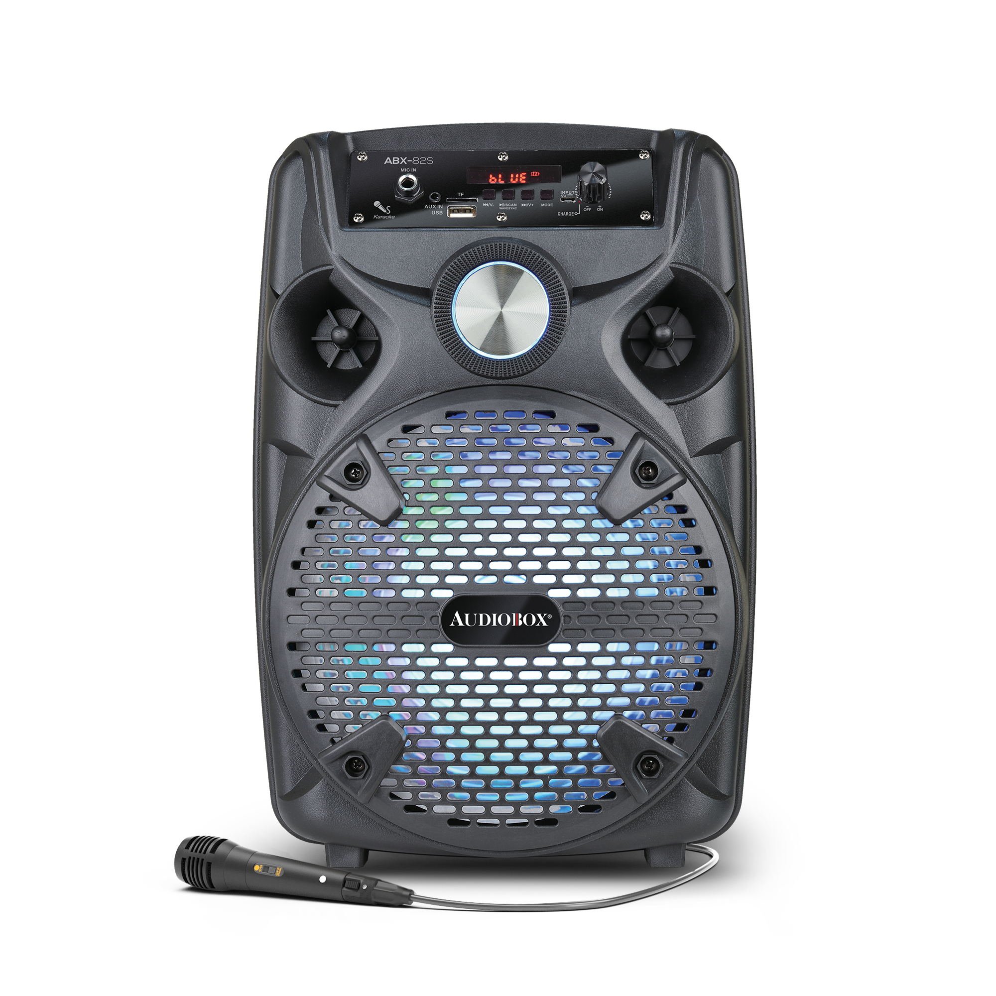 ABX-82S 8” Portable PA Speaker with Stand and Microphone