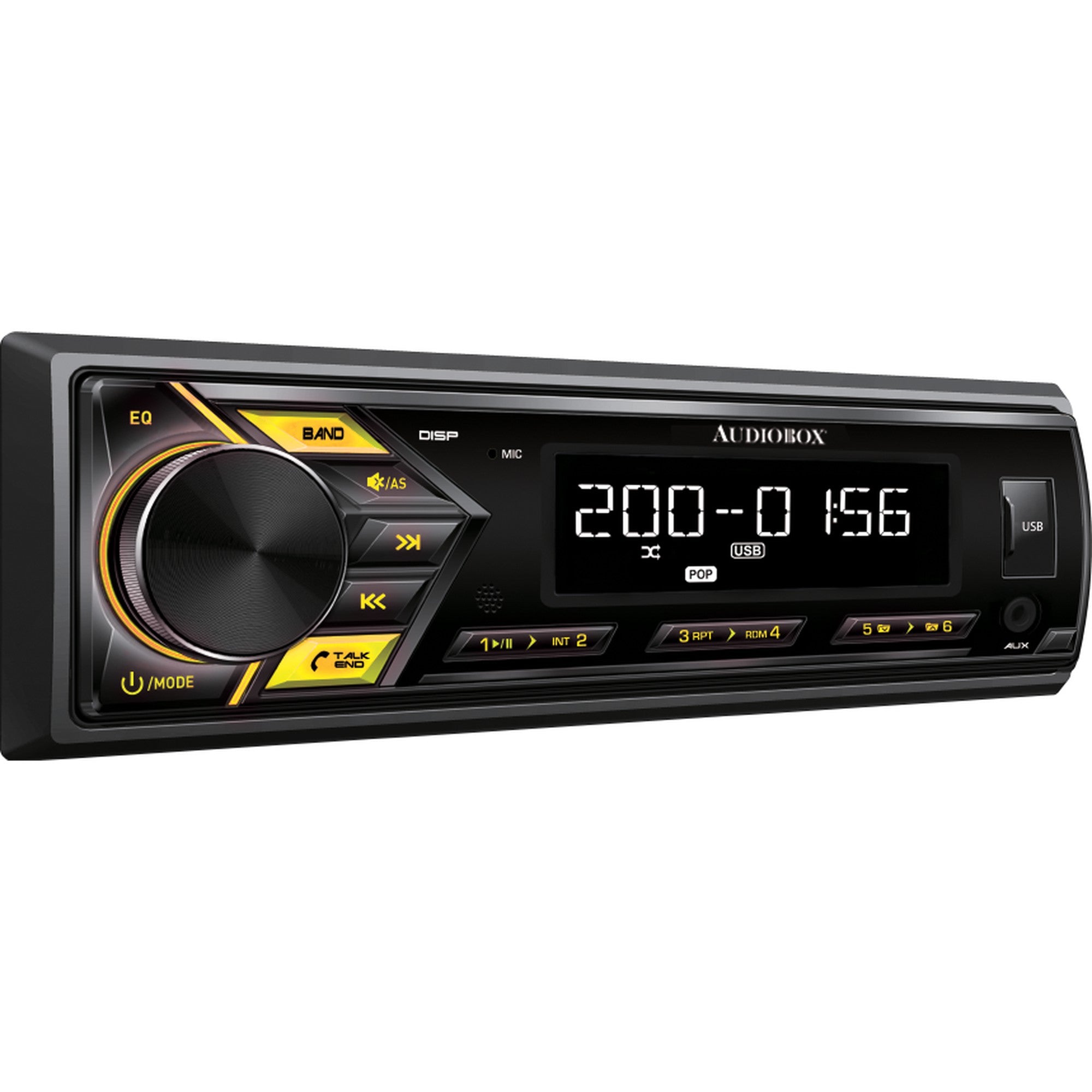 CS-200 Single-DIN Car Stereo with Bluetooth and App Control