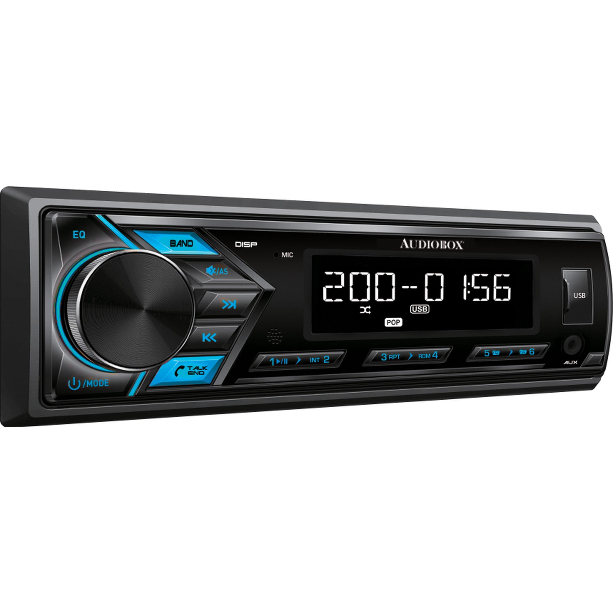 CS-200 Single-DIN Car Stereo with Bluetooth and App Control