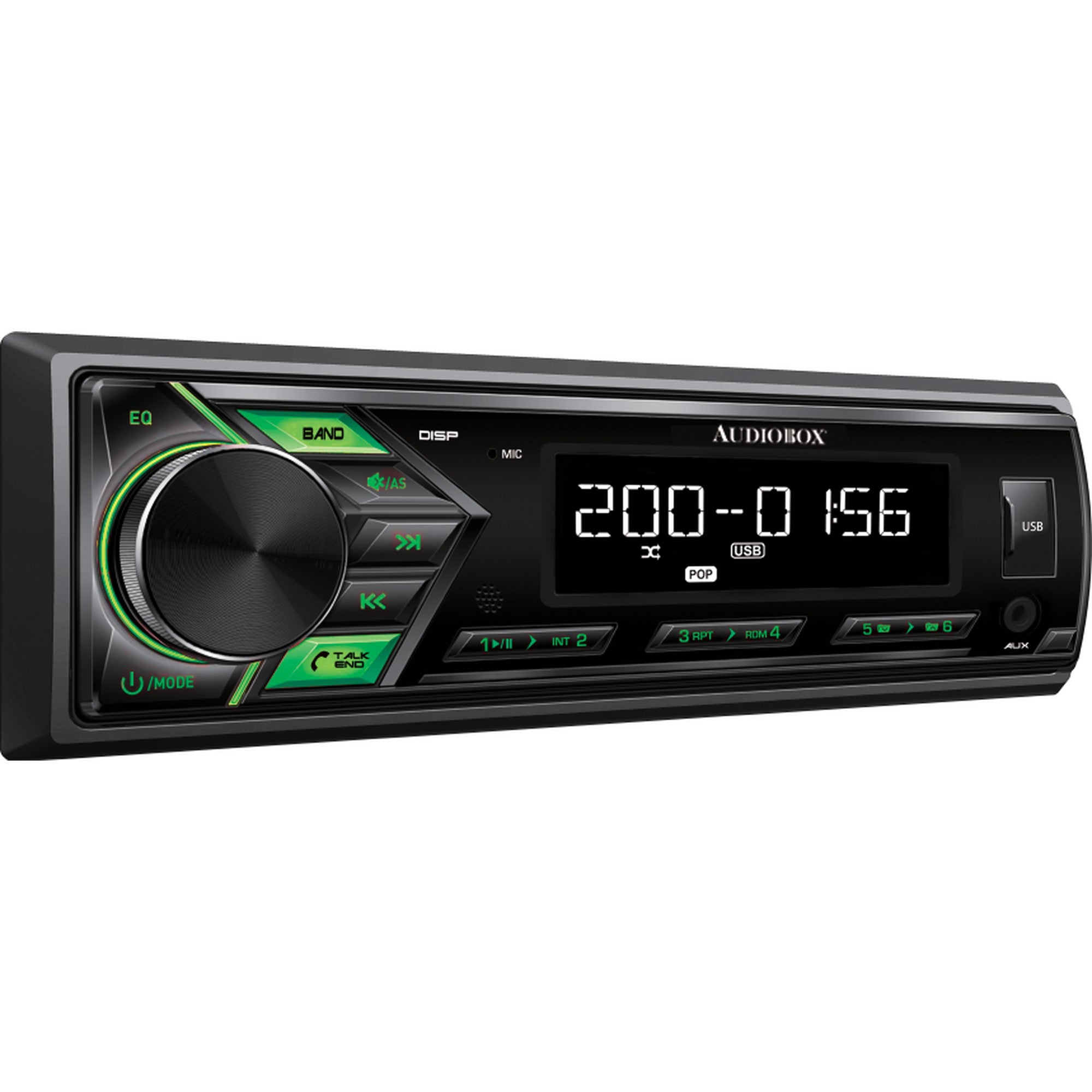 CS-200 Single-DIN Car Stereo with Bluetooth and App Control