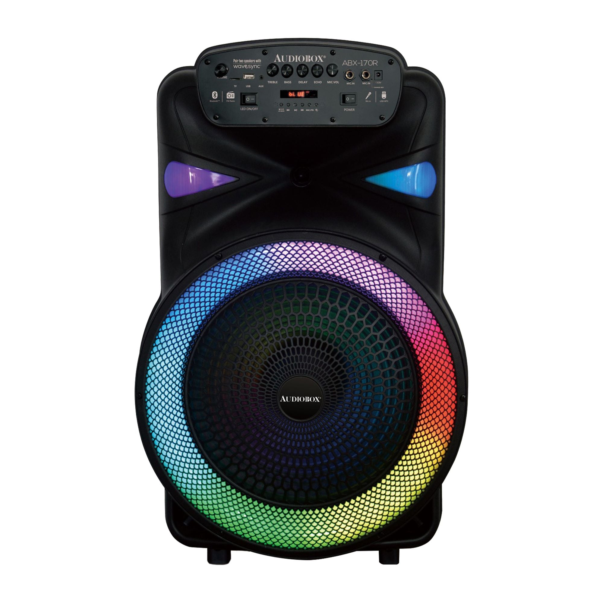 ABX-170R Portable 15” PA Speaker with Party Lights