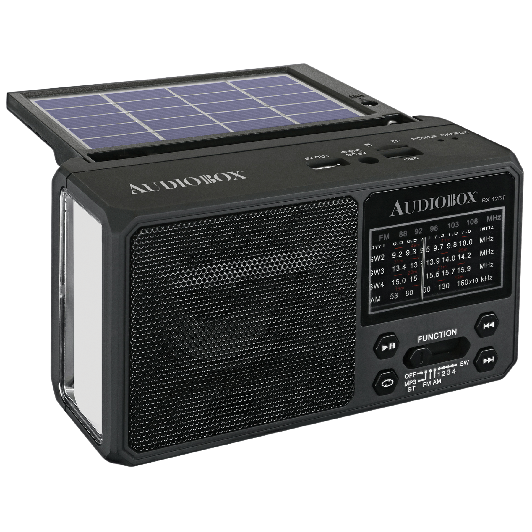 RX-12BT Multi-Band Solar Radio with Bluetooth