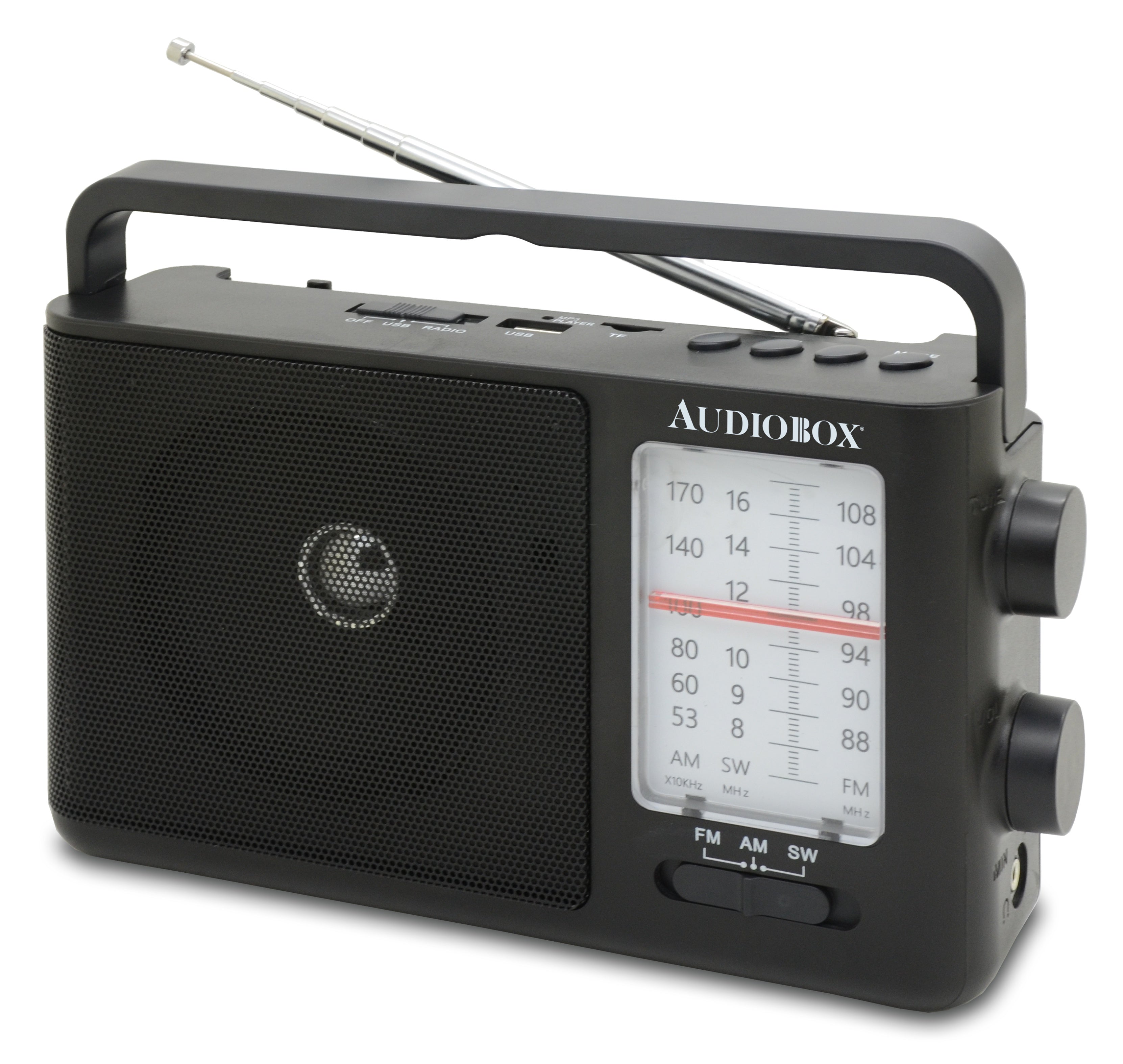 RX-8BT Portable 3-Band Radio with Bluetooth and AC Function