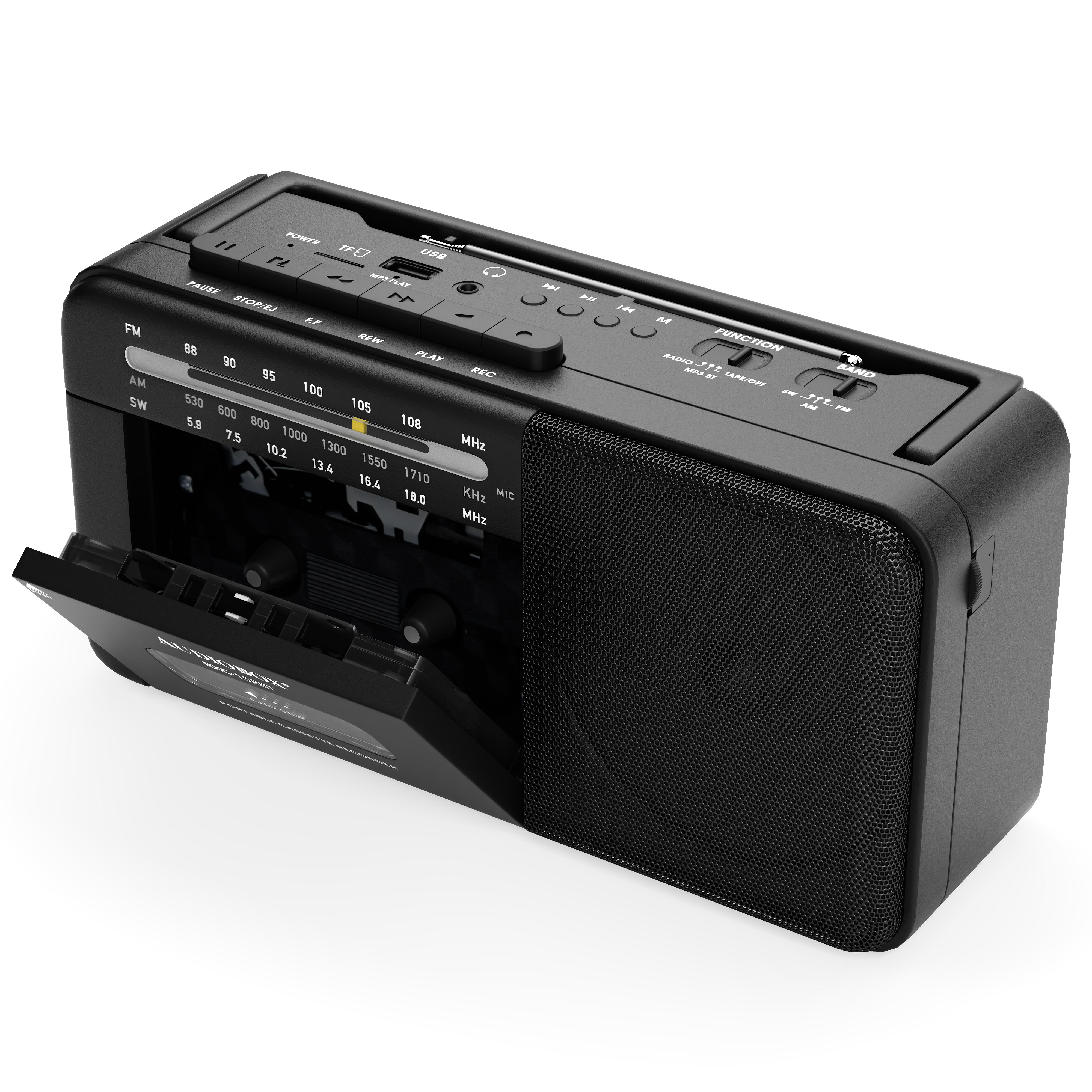 RXC-15BT Rechargeable Multi-Band Cassette Player