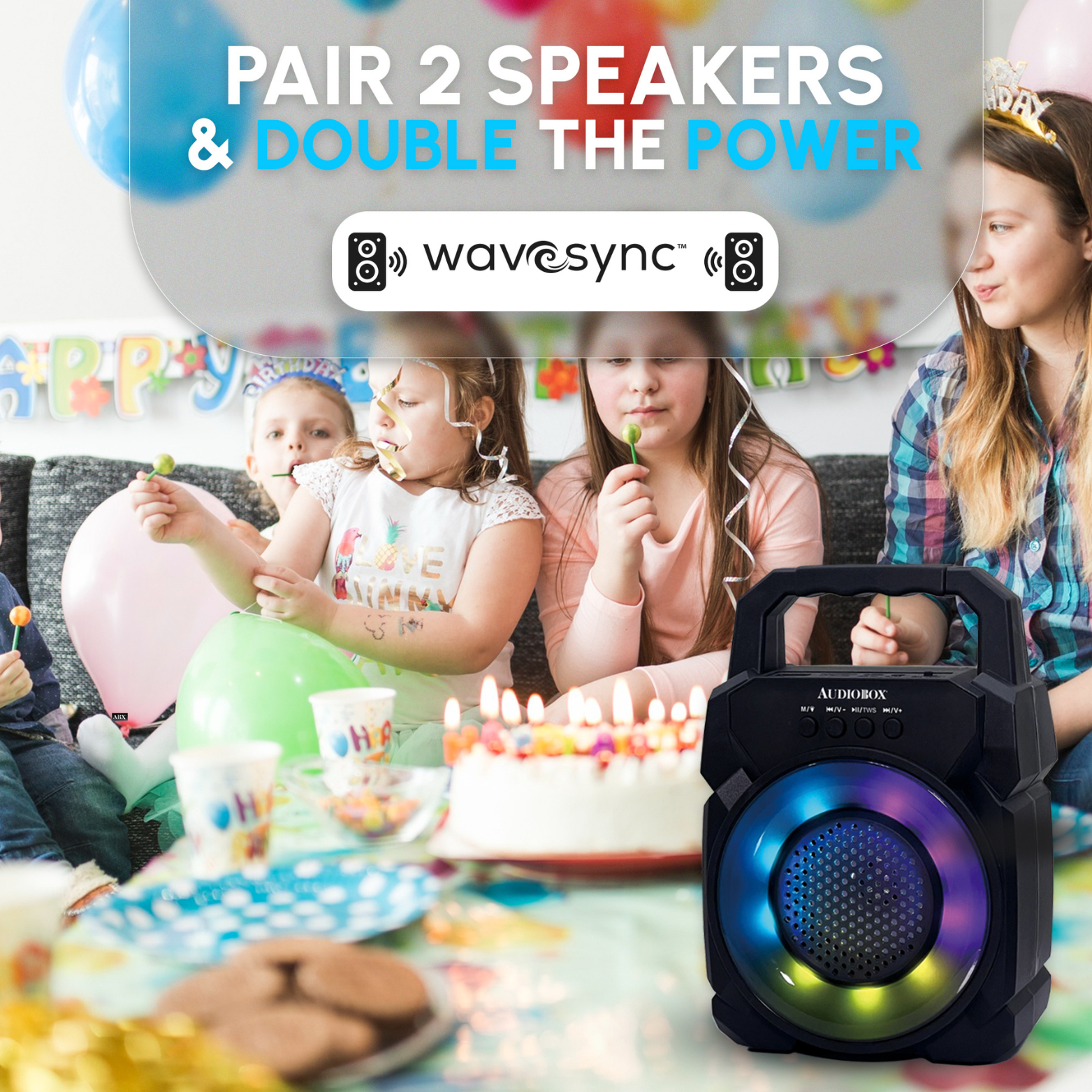 ABX-30R 4” Portable PA Speaker with Ring Light