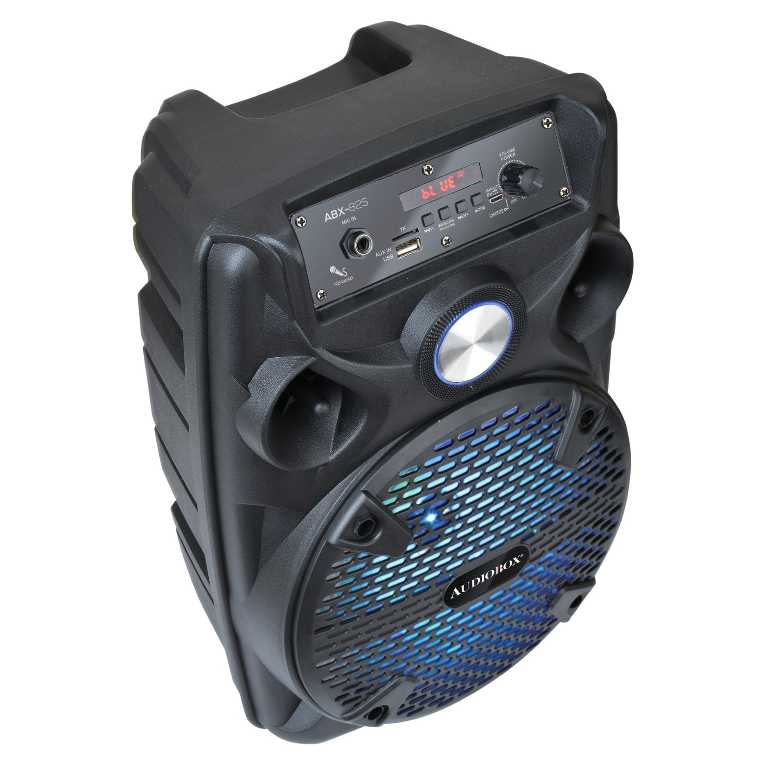 ABX-82S 8” Portable PA Speaker with Stand and Microphone