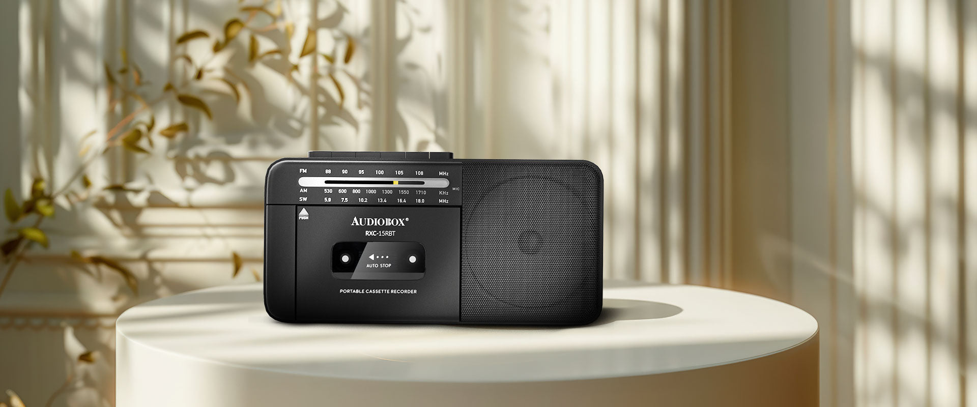 RXC-15BT Rechargeable Multi-Band Cassette Player