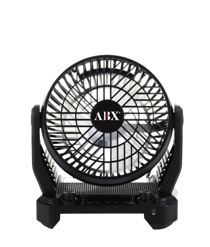 RXF-40 Portable Solar Fan with Speaker and Flashlight