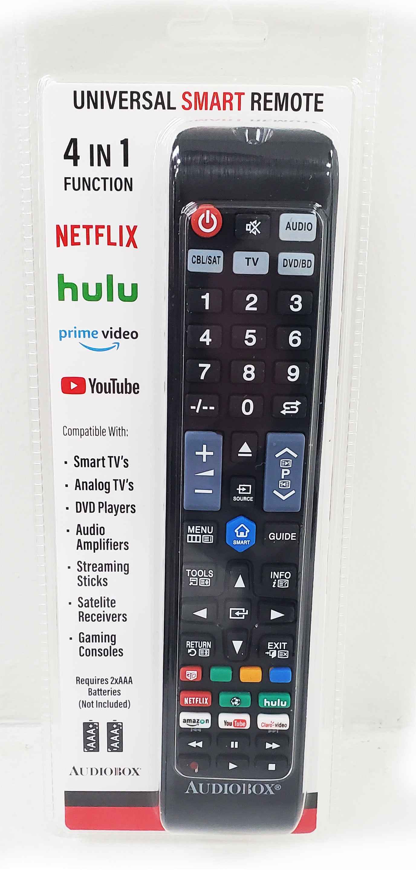 REM-10S 4-in-1 Universal Smart Remote Control